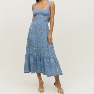 The Reformation Celestia Dress in Floral